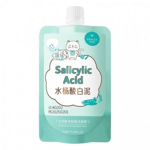 FACE MASK WITH SALICYLIC ACID AND KAOLIN IMAGES SALICYLIC ACID CLEANSING MASK, 150 GR.